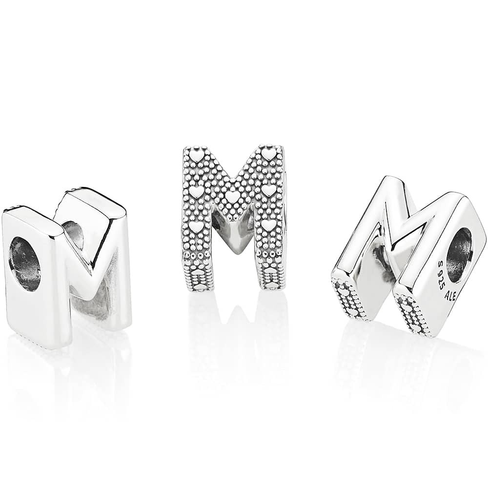 PANDORA Letter M Alphabet Charm 797467