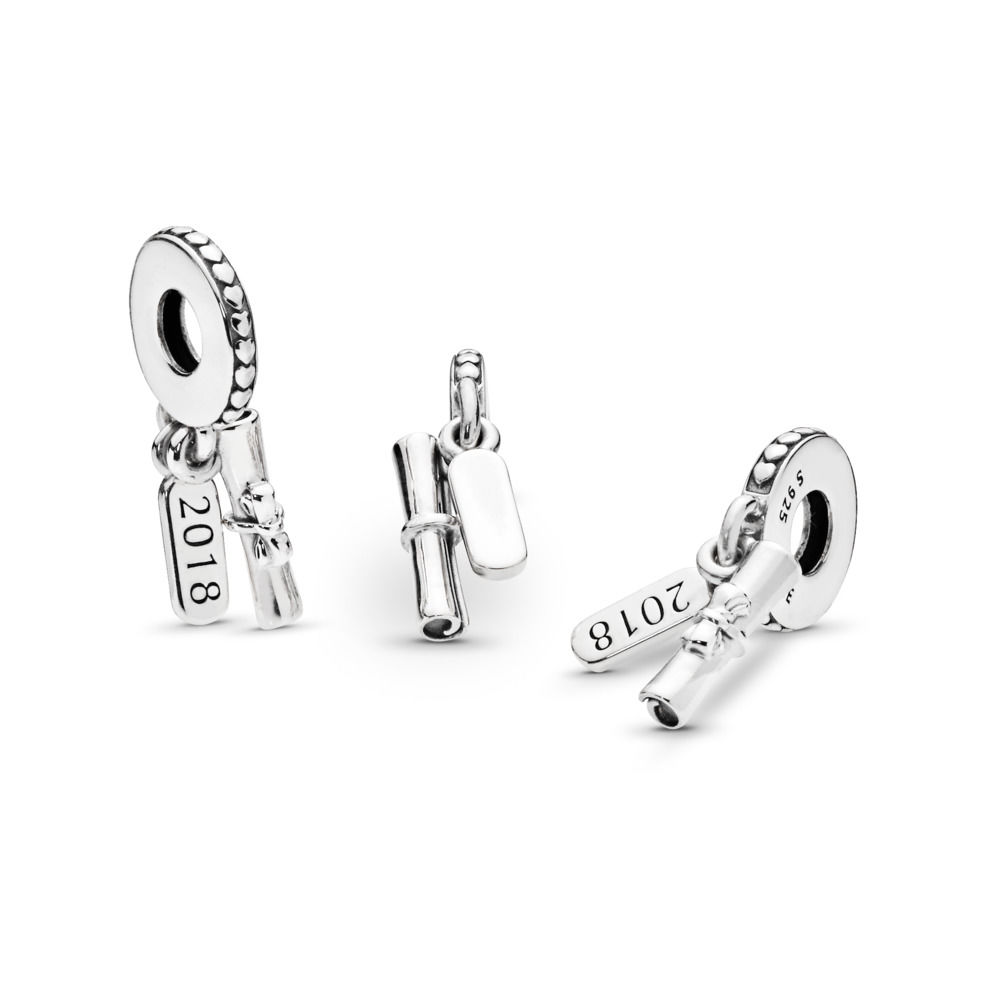 Pandora Graduation Scroll Dangle Charm 797396 1
