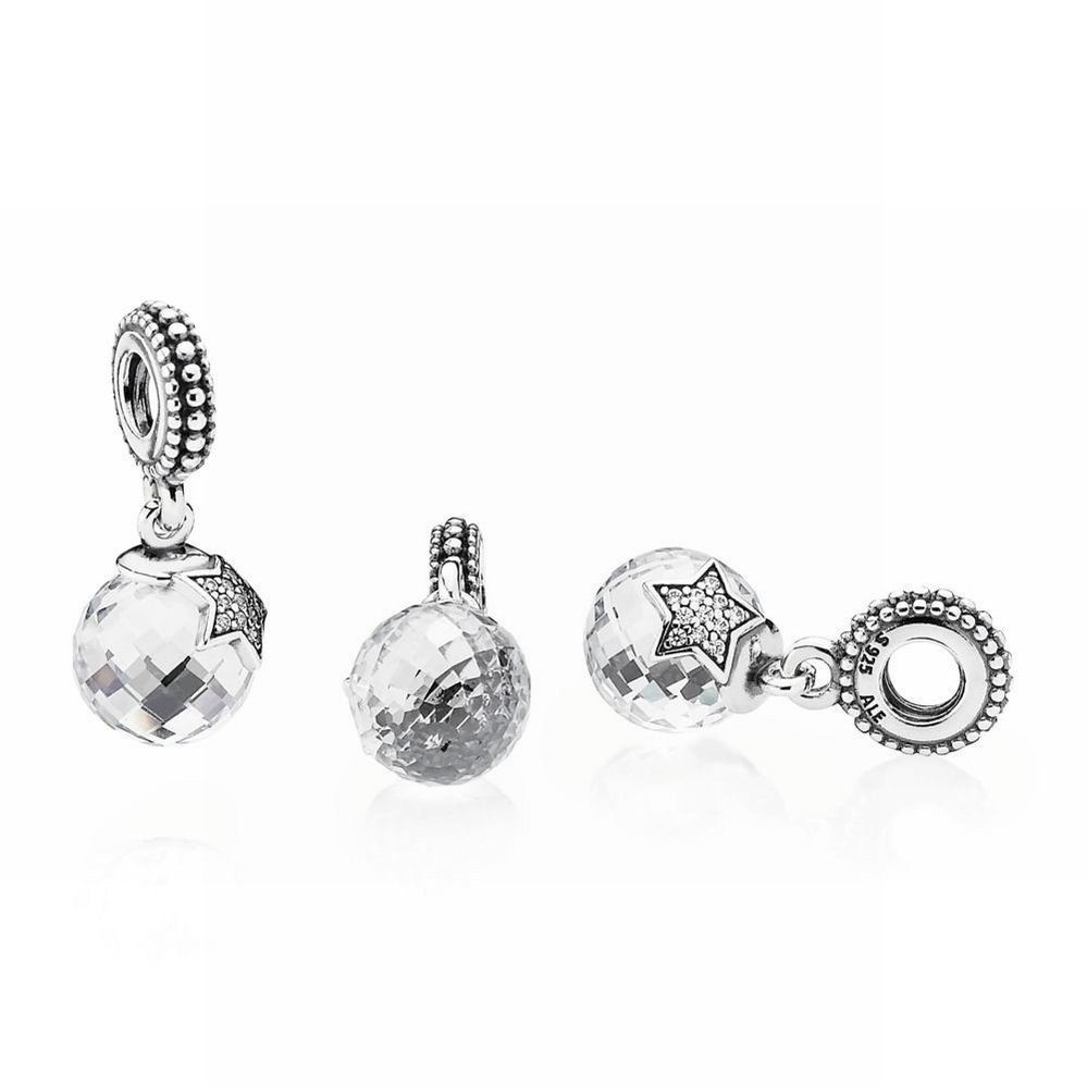 Pandora Moon and Star Pendant Charm 791392cz 1