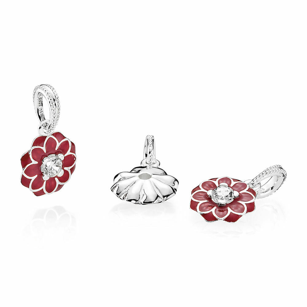 Pandora Oriental Bloom Pendant Charm 791829cz