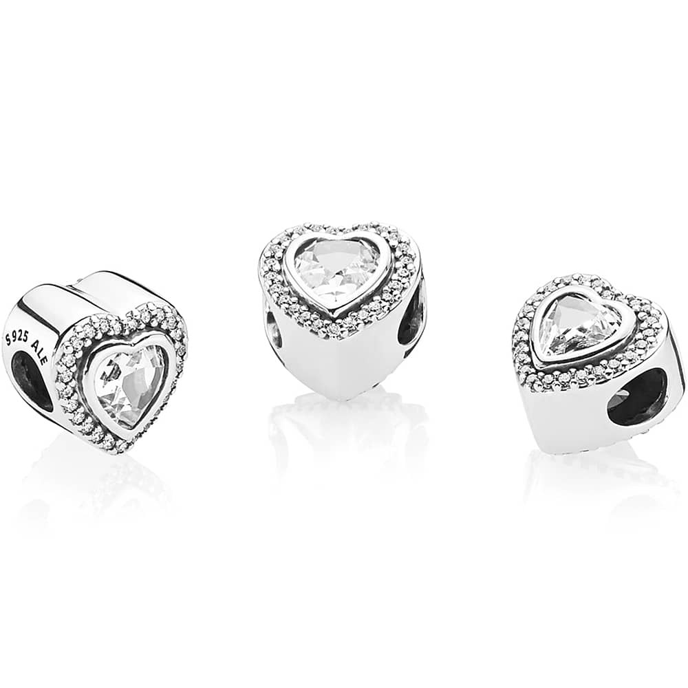 Pandora Sparkling Love Charm Clear CZ 797608CZ 1